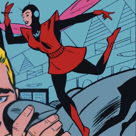 marvel comic icons // tales to astonish comic icons // the wasp comic icon // jan van dyne comic icon The Wasp Comic, Wasp Comic, Marvel Comic Icons, Wasp Marvel, Janet Van Dyne, Van Dyne, Film Journal, Comic Icons, The Wasp