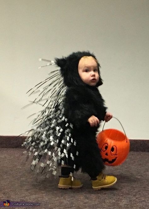 Diy Bear Costume Kids, Porcupine Costume Diy, Diy Bear Costume, Bear Costume Diy, Toddler Bear Costume, Porcupine Costume, Kids Bear Costume, Brooklyn Halloween, Ava Outfit