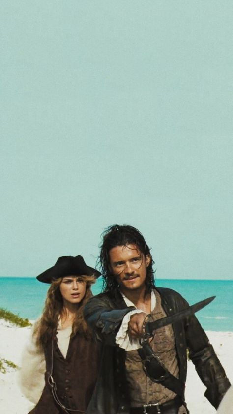 Pirates Of Carribean Aesthetic, Will Pirates Of The Carribean, Elizabeth Swann Will Turner, Pirates If The Caribbean Aesthetic, Orlando Bloom Aesthetic Wallpaper, Pirates Of The Caribbean Elizabeth And Will, Elizabeth Swann Wallpaper, Aesthetic Pirates Of The Caribbean, Pirate Of The Caribbean Wallpaper