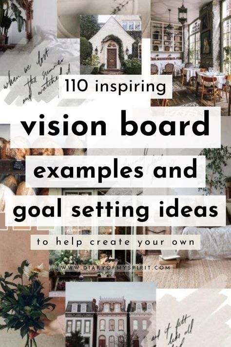 Inspiring vision board examples and ideas How To Visualize Goals, Goal Setting Vision Board Ideas, Dream Board Ideas Goals, Ideas For Vision Board Goal Settings, Values Board Ideas, Vision Board For Office, Creating A Vision Board Goal Settings, Examples Of Vision Boards Ideas, Goal Mood Board Ideas