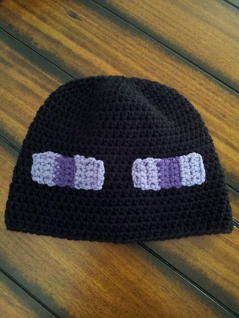 Hey, I found this really awesome Etsy listing at http://www.etsy.com/listing/165298508/minecraft-enderman-hat Crocheting Tutorial, Minecraft Crochet, Minecraft Enderman, Crochet Mignon, Confection Au Crochet, Tutorial Ideas, Bonnet Crochet, Cap Ideas, Crochet Cap