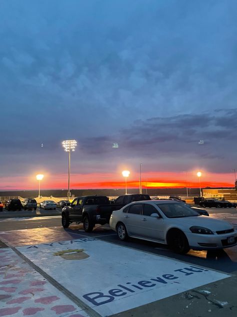 snapped this in the school parking lot 😍 High School Parking Lot, School Parking Lot, School Background, Background Ideas, Boarding School, Parking Lot, Car Parking, The School, Car Ins