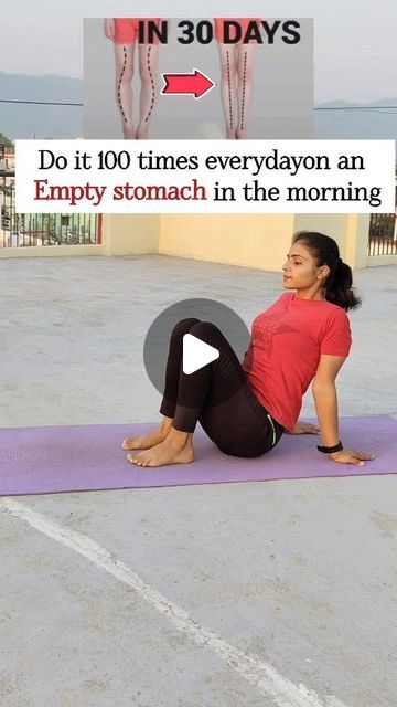 Thigh Fat Loss, Daily Yoga Workout, Daily Exercise, Barre Workout, Daily Yoga, Fitness Instagram, Yoga Workout, Leg Workout, Daily Workout