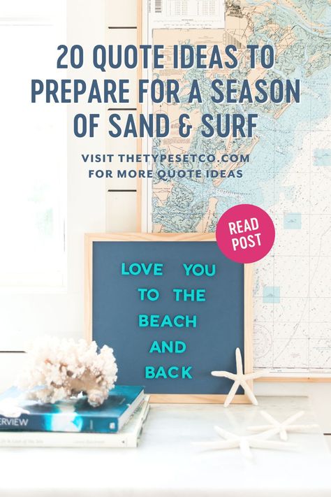 Giving beach season a warm welcome with these 20 quotes about sand and surf from The Type Set Co. Shop their collection of colorful, modern alphabet magnets at thetypesetco.com. Beach Letter Board Quotes, Americana Farmhouse Decor, Inspirational Letter, Modern Alphabet, Letterboard Quotes, Alphabet Magnets, Season Quotes, Word Board, Sand Surfing