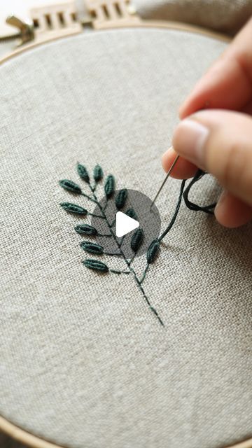 Bouillon Stitch, Detached Chain Stitch, Punch Needle Embroidery, Needle Work, Thread Work, Embroidery Tutorials, Embroidery Techniques, Embroidery And Stitching, Punch Needle