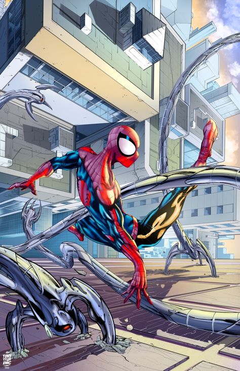 Spider Man Unlimited, Marvel Ultimate Spider Man, J Scott Campbell, Image Spiderman, Ultimate Marvel, Ultimate Spider Man, Spectacular Spider Man, Scott Campbell, Spider Art