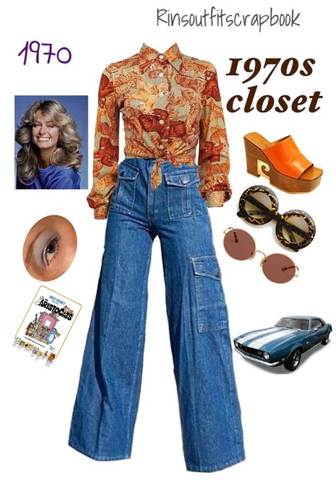 Womens 70s Fashion Disco, 1970s Women Fashion, 1970s Clothes Women, 1970s Outfits For Women, Retro Outfits 70s Style Women, 70s Shirts For Women, 70s Outfits For Women, Retro 70s Fashion Women, 90s Disco Outfit