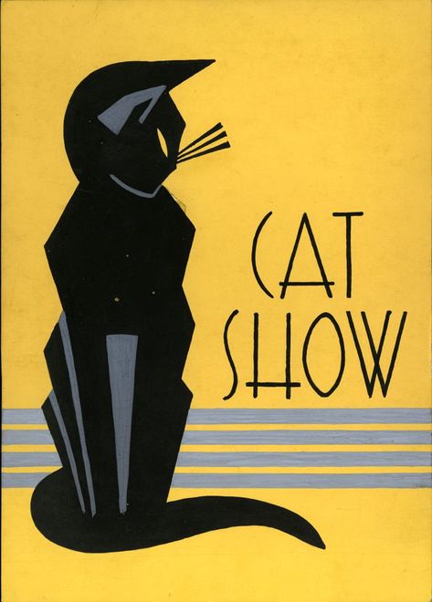 1930s art deco stylized cat gouache illustration Art Deco Cat, Art Deco Illustrations, Art Du Croquis, Affiches D'art Déco, Motif Art Deco, Art Deco Illustration, Gouache Illustrations, Interior Vintage, Art Deco Poster