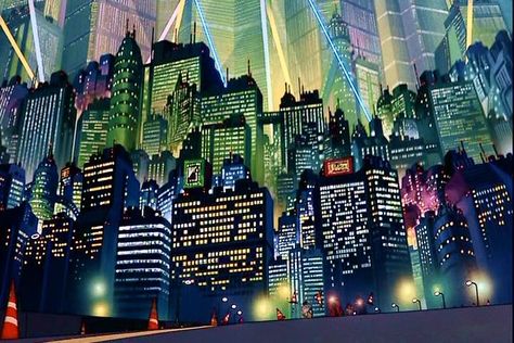 Akira [( Science-fiction, dystopia, future noir, Blade Runner, cyberpunk, night skylines, dark city, Metropolis )] Tokyo Streets, Neo Tokyo, Anime City, Cyberpunk Aesthetic, Cyberpunk City, Dark City, Arte Cyberpunk, Futuristic City, Old Anime