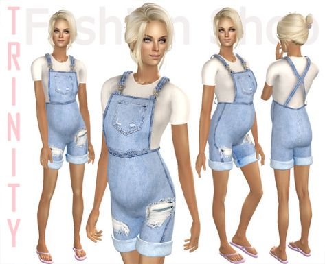 TS2 Clothes for Pregnant on my Patreon Page - SONECHKO Clothes For Pregnant, The Sims 2, Sims 4 Clothing, Gaming Clothes, Sims 4 Cc, Sims 4 Mods, Sims 2, Sims Cc, Overall Shorts