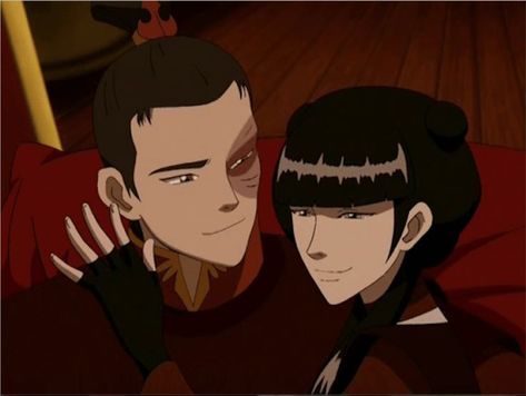 Prince Zuko and Mai in their romantic moment together from Avatar The Last Airbender Mai And Zuko, Me And My Girlfriend, Avatar: The Last Airbender, Prince Zuko, Avatar Zuko, Fire Nation, Avatar Airbender, Romantic Moments, My Girlfriend