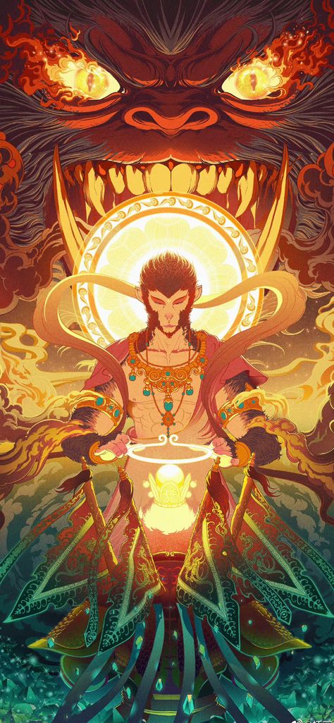 Son Wukong Art, Sun Wukong Character Design, Wukong Character Design, Sun Wukong Black Myth, Wu Kong Monkey King Art, Black Myth Wukong Art, Black Myth Wukong Wallpaper 4k, Black Myth Wukong Wallpaper, Monkey King Anime