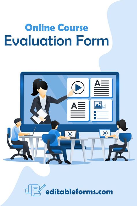 Course Evaluation Form Course Evaluation, Self Evaluation, Evaluation Form, Ms Word, A Series, Of Course, Online Courses, Education