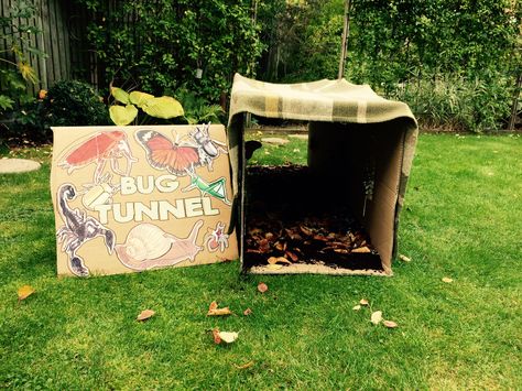 Bug Party bug Party children's party obstacle course Toddler Haunted House Ideas, Bug Party Games, Halloween Obstacle Course Kids, Halloween Obstacle Course, Party Obstacle Course, Boy Craft, Insect Party, Halloween Block Party, Boo Bash