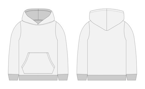 Clothes Mockup Free, Hoddies Outfits Men, Hoddies Outfits, Hoodie Template, Technical Sketch, Clothing Templates, Hoodie Jacket Men, Grey Hoodie Men, Clothing Sketches