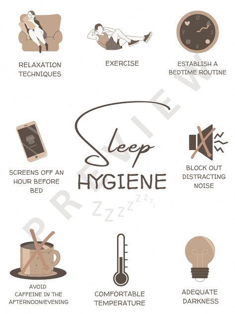 Hygiene Poster, Snacks Before Bed, Lifestyle Medicine, Regulate Emotions, Sleep Hygiene, Sleep Habits, Baby Sleep Schedule, Sleep Relaxation, Sleeping Too Much