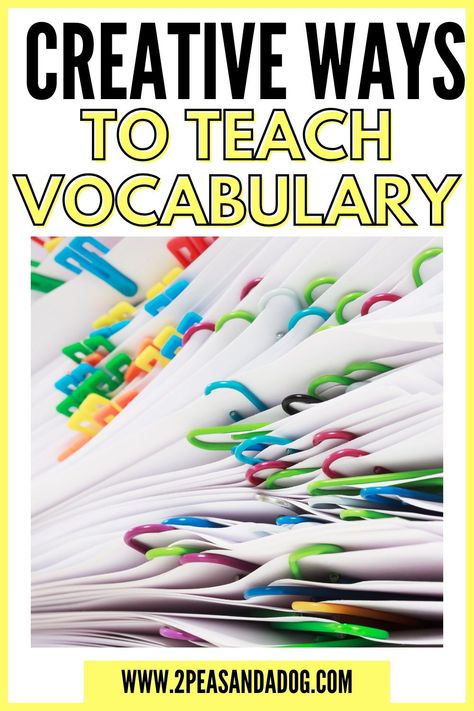 Are you looking for fun ways to teach vocabulary? These teaching vocabulary strategies will elevate your vocabulary teaching skills. Learn about exciting strategies and activities for teaching vocabulary your middle school students will enjoy. Vocabulary Practice Ideas, Vocabulary Learning Strategies, Learning Strategies Middle School, Vocabulary Games For Middle School, Teaching Vocabulary Activities, Teaching Vocabulary Strategies, Ways To Teach Vocabulary, Vocabulary Kindergarten, Vocabulary Activities Middle School