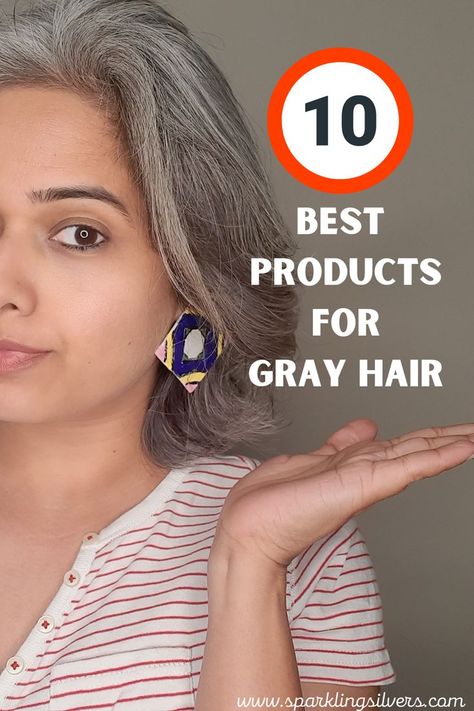 Grey Hair Care Grey Hair Turning Yellow, Gray Hair Products, Brighten Gray Hair, Natural White Hair, Acv Rinse, Grey Hair And Glasses, Grey Hair Care, Natural Haircuts, Short Natural Haircuts