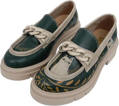 Amazon.com | DOGO Penny Loafers for Women - Handmade and Vegan Platform Loafers for Women, Pure Reflection Design, Size 8 | Loafers & Slip-Ons Penny Loafers For Women, Reflection Design, Platform Loafers, Penny Loafers, Loafers For Women, Slip Ons, Penny, Vegan Leather, Loafers