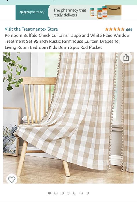 Buffalo Plaid Curtains, Gingham Curtains, Buffalo Check Curtains, Check Curtains, Plaid Curtains, Modern Rustic Farmhouse, Bedroom Drapes, Nursery Curtains, Farmhouse Curtains