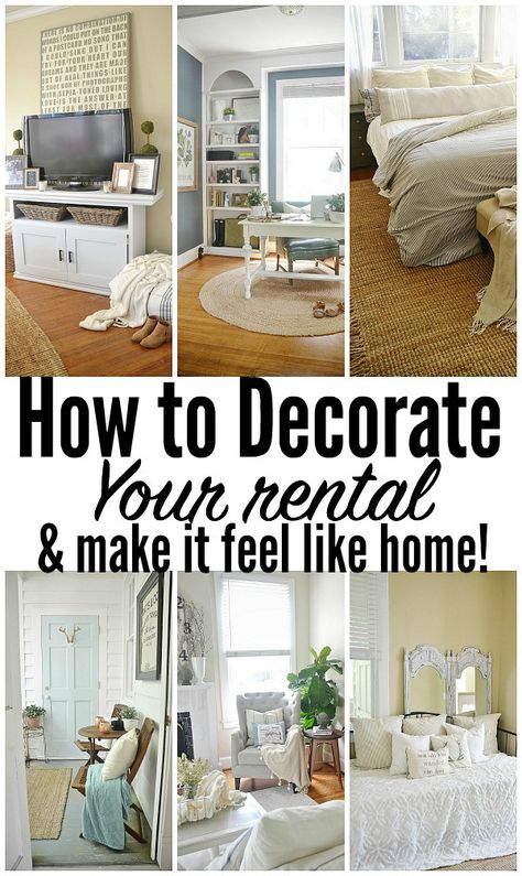 How to make your rental feel like your home! Simple & easy steps to Instantly make your rental feel like the home you love. A must pin! Boho Apartment, Rental Home Decor, Home Simple, Rental Decorating, Inspire Me Home Decor, Feel Like Home, Apartment Life, Design Apartment, Apartment Decorating