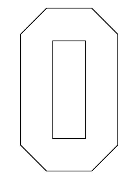 Number 0 pattern. Use the printable outline for crafts, creating stencils, scrapbooking, and more. Free PDF template to download and print at http://patternuniverse.com/download/number-0-pattern/ Free Marquee Number Template, Large Printable Numbers, 80 Number, Number Template Printable, Bubble Numbers, Printable Outline, 30 Number, Number Zero, Free Printable Numbers