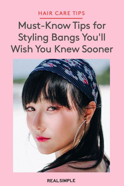 Style Long Bangs, Style Side Bangs, Style Bangs, Perfect Bangs, Bangs Tutorial, Best Hair Care Products, How To Cut Bangs, Bangs With Medium Hair, Tutorial Ideas