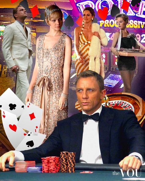 Casino Theme Party Ideas, Casino Holiday Party, Casino Theme Party, Dress Old Money, Gatsby Gala, Casino Royale Theme, Theme Party Ideas, Black Tie Optional, Black Tie Attire