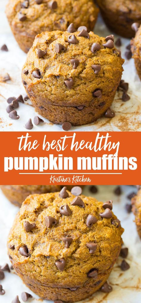 Skinnytaste Pumpkin Muffins, Healthy Muffin Recipes Pumpkin, Healthy Chocolate Chip Pumpkin Muffins, Superhero Muffins Run Fast Eat Slow, Healthy Pumpkin Muffins Easy, Easy Healthy Pumpkin Dessert, Healthy Pumpkin Chocolate Chip Muffins, Healthy Pumpkin Muffins, Best Pumpkin Muffins