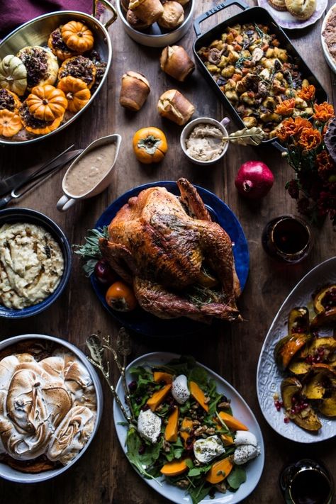 My Ultimate Thanksgiving Menu | halfbakedharvest.com @hbharvest Turkey Breast Roast, Best Thanksgiving Turkey Recipe, Thanksgiving Turkey Recipe, Best Thanksgiving Turkey, Thanksgiving Food Ideas, Menu Maker, Fall Autumn Aesthetic, Thanksgiving Aesthetic, Fall Dinner Ideas