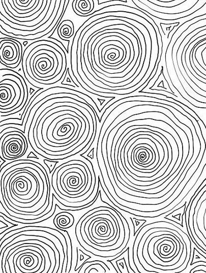 Pattern Wavy Black And White Pattern, Kunstjournal Inspiration, Design Textile, Circle Pattern, Zentangle Patterns, Op Art, Surface Pattern Design, Surface Pattern, Textures Patterns