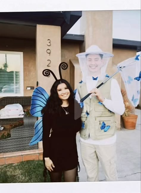 Bug And Bug Catcher Costume, Hulk Couple Costume, Butterfly And Bug Catcher Costume, Butterfly And Catcher Halloween Costume, Butterfly And Catcher Costume, Butterfly And Butterfly Catcher Costume, Bug Catcher Costume, Love Bug Costume, Halloween Pick Up Lines