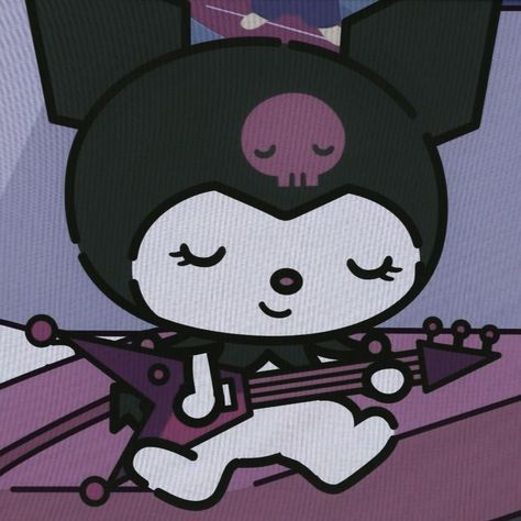 Kuromi Decor, Kuromi Pics, Kuromi Art, Kuromi Stuff, Kuromi Pfp, Kuromi Icon, Kuromi Aesthetic, Girly Goth, Emo Pictures