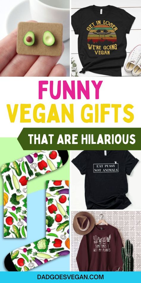 Funny vegan ideas. Top gifts for vegans. Funny gift ideas for vegan. Vegan Gifts For Her, Vegan Food Gifts, Vegan Gift Basket, Gifts For Vegans, Vegetarian Gifts, Vegan Ideas, Cute Gift Ideas, Funny Gift Ideas, Vegan Humor