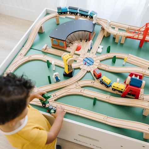 Wooden train set