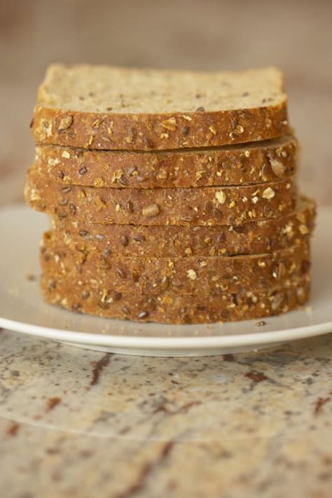 Whole Wheat Multigrain Bread Recipe, Whole Grain Bread Recipe, Sandwiches Breakfast, Homemade Whole Wheat Bread, 100 Whole Wheat Bread, Breakfast Sandwich Maker, Wheat Bread Recipe, Kouign Amann, Grain Bread