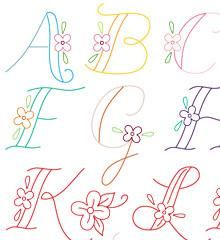 Monograms Crewel Embroidery Patterns, Western Embroidery, Hand Embroidery Patterns Free, Embroidery Alphabet, Embroidery Letters, Embroidery Transfers, Embroidery Patterns Vintage, Pola Sulam, Embroidery Monogram