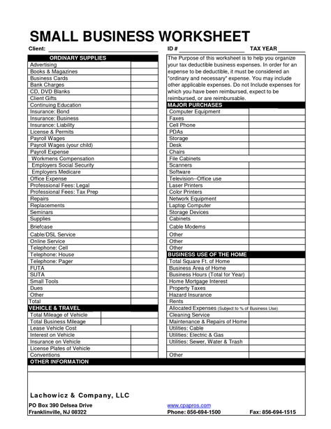 8 Tax Preparation Organizer Worksheet Monthly Business Expense Worksheet, Small Business Tax Organization, Small Business Receipt Organization, Business Expense Categories, Small Business Structure, Small Business Paperwork Organization, Small Business Write Offs, Small Business Binder Organization, Small Business Excel Templates