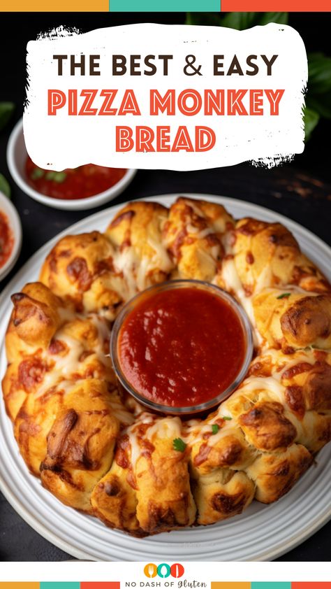 Pizza Bread Rolls, Pizza Monkey Bread With Canned Biscuits, Gluten Free Monkey Bread Easy, Pizza Knots, Bierocks Recipe Easy, Pizza Monkey Bread Recipe, Gluten Free Monkey Bread, Biscuit Monkey Bread, Bierocks Recipe