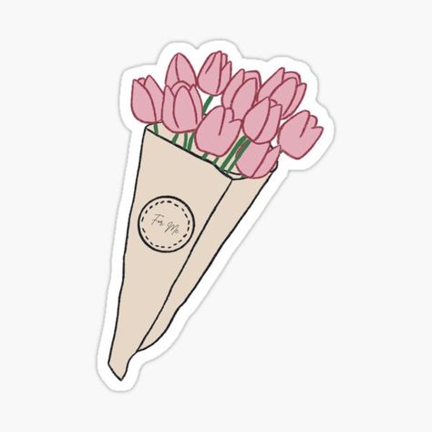 For those who love to buy themselves flowers💐🌷 Patchwork, Stickers Aesthetic Love, Flower Bouquet Sticker, Bouquet Sticker, Mobile Stickers, Ipad Stickers, Kindle Stickers, Preppy Stickers, Goodnotes Stickers