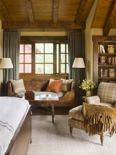 Ranch Bedroom, Colorado Style, Mountain Ranch, Cabin Interiors, Cabin Living, Colorado Mountain, Colorado Homes, Beautiful Spaces, Cabin Design