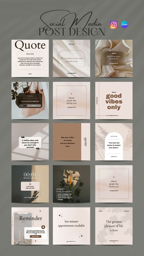 ✨Instagram Post Template | Quote Templates| Social media Templates| Influencer templates| Small Business Templates| Canva Templates| IG Canva Templates

Completely customizable Instagram quote post templates

Designed for Small business owners, Bloggers, Influencers, and content creators in mind!
Let us save you marketing and time with our customizable premade quotes that you simply add your branding colours and font to and they are ready to post in a matter of minutes.. 

#instagramtemplate Reminder Template, Small Business Templates, Quote Post, Quote Template Design, Engagement Instagram, Small Business Instagram, Instagram Template Free, Instagram Quote, Social Templates