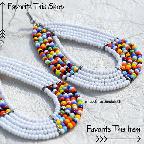 ON SALE Zulu Beaded Necklace Beaded Necklace Zulu Necklace Zulu Necklace, Eagle Earrings, Fulani Earrings, Africa Earrings, African Accessories, Bead Earring, Earrings Tutorial, African Earrings, Earrings Inspiration