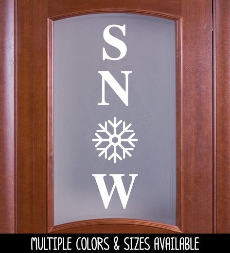 Winter door decoration