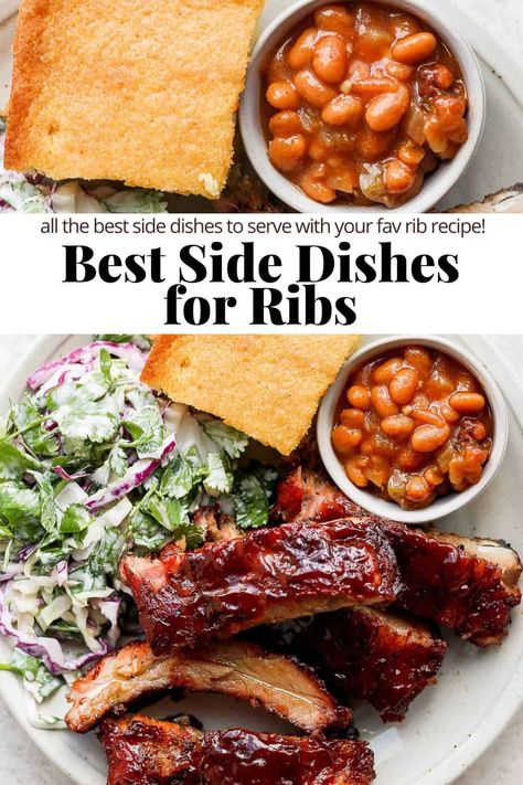 What To Serve With Short Ribs, Sides With Short Ribs, Ribs Menu Ideas, Best Side Dishes For Ribs, Ribs Dinner Ideas Sides, Sides Dishes With Ribs, Sides For Pork Ribs Dinners, What To Serve At A Bbq, Side Dish For Bbq Ribs