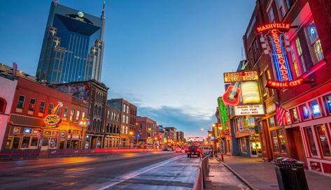 From Breweries to Vineyards – 10 Trips to Drink Through the U.S. | The Discoverer Nashville Itinerary, Nashville Broadway, Skyline Chili, Nashville Bars, Broadway Street, Things To Do In Nashville, To Do In Nashville, Visit Nashville, Diy Water Fountain