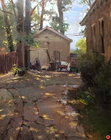 Off North Ponce by Jason Sacran Oil ~ 20 x 16 Landscape Paintings For Beginners, Landscapes For Beginners, The Sea Drawing, Painting Of Nature, Brett Whiteley, Drawing Landscapes, Summer Paintings, Paintings For Beginners, Beginners Drawing