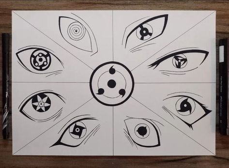 Anime Eyes Drawing Naruto, All Sharingan Eyes Drawing, Sharingan Eyes Drawing, Naruto Characters Eyes, Naruto Eye, Naruto Face, Drawing Naruto, Sharingan Eyes, Kid Naruto