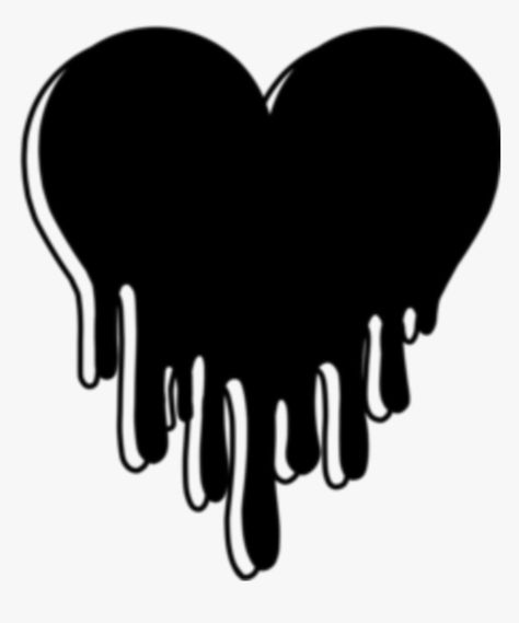 Drippy Heart Tattoo, Trippy Heart Tattoo, Melting Heart Tattoo, Supra Design, Heart Drawing Aesthetic, Heart Outline Png, Drippy Heart, Lil Drawings, Upside Down Heart