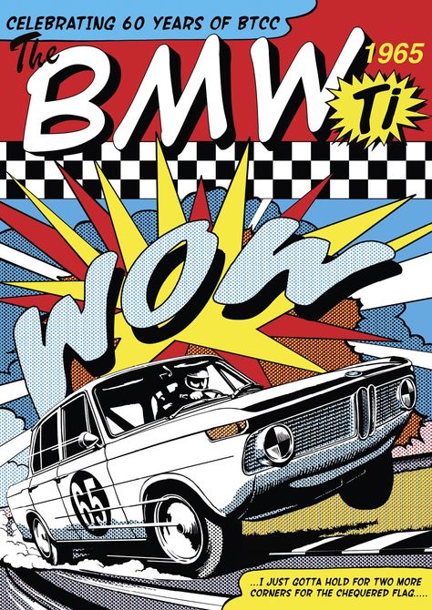 Advertisement by FCB, United Kingdom Bmw Art, Automotive Illustration, Racing Posters, Pop Art Posters, Valentine Photography, Car Illustration, Bmw X6, Old Car, Car Posters